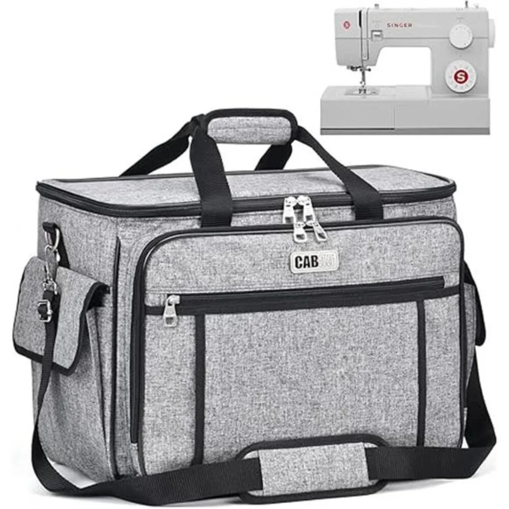 Sewing Machine Case - Carrying Bag with Removable Padding, Tote for